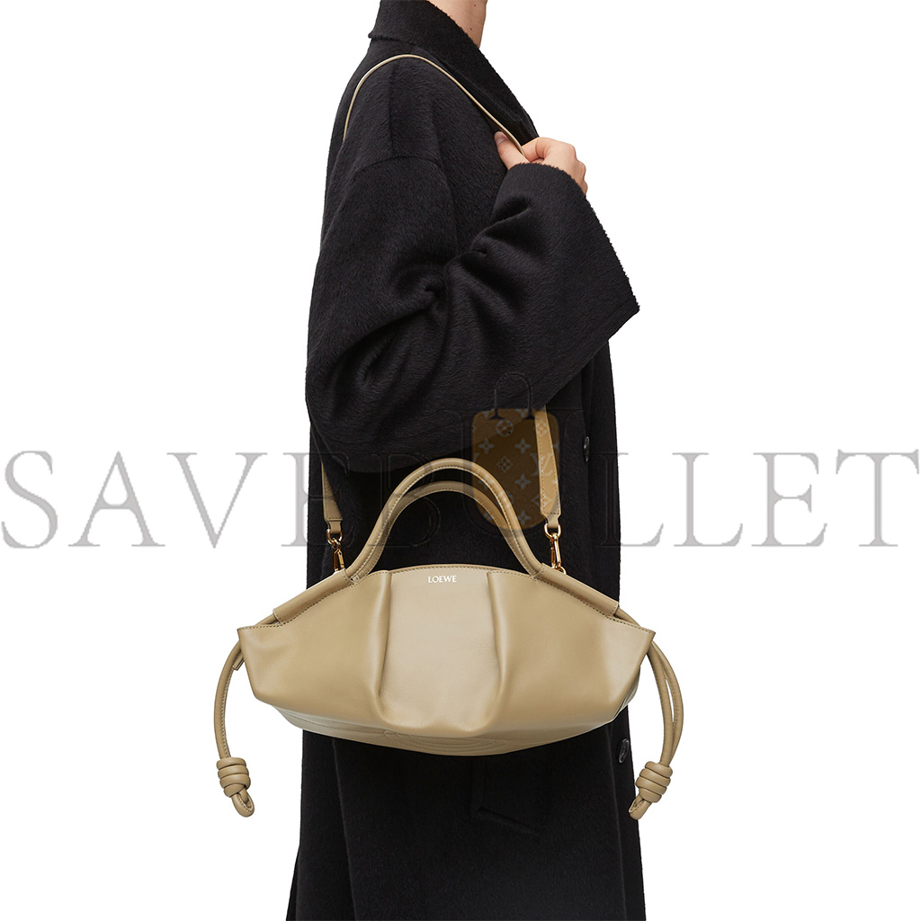 LOEWE SMALL PASEO BAG IN SHINY NAPPA CALFSKIN A709P48X02 (35*21*11.5cm)
